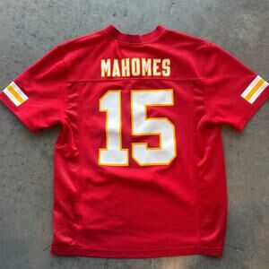Vintage Y2K Patrick Mahomes Red Kansas City Chiefs NFL Football Jersey YM